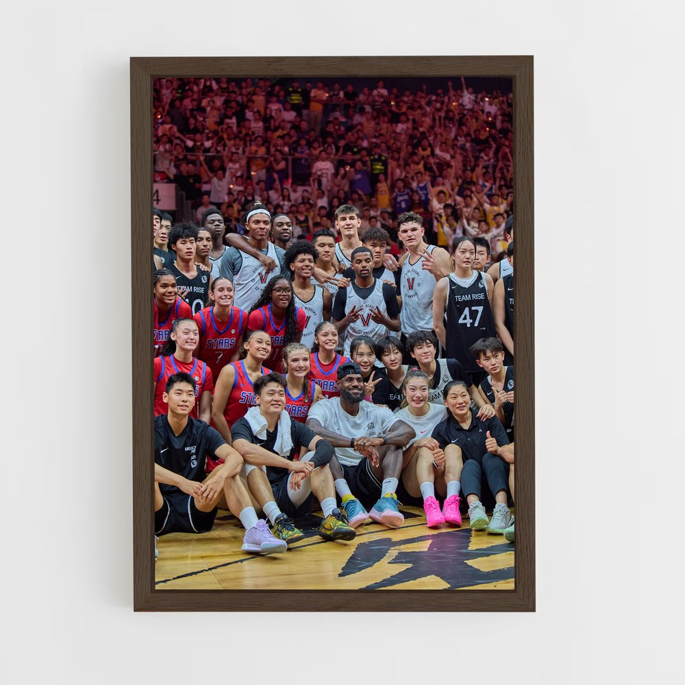 Poster Court des Léopards – affiche Basketball (vue 5)